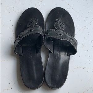 Jack Rogers Natural Jacks Flat Sandals